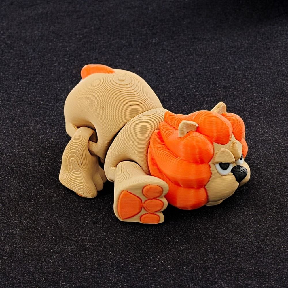 3D Printing Joints - Lion Decorations Movable Joints Lion Ornament