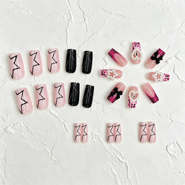 3D Printing Nails - Press-On False Nails 24Pcs ABS Resin