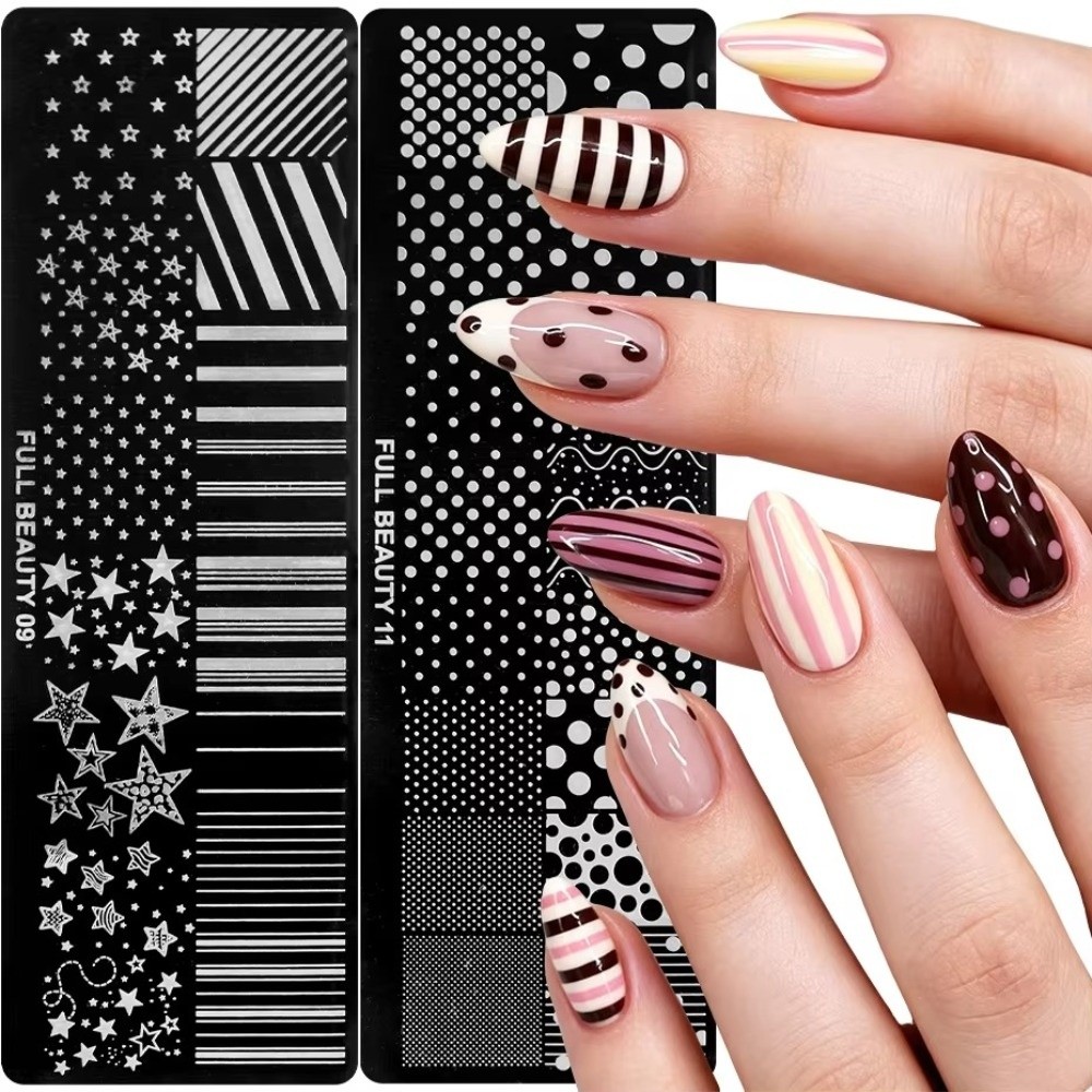 3D Printing Templates Free - DIY Stainless Steel Nail Stamping Plate