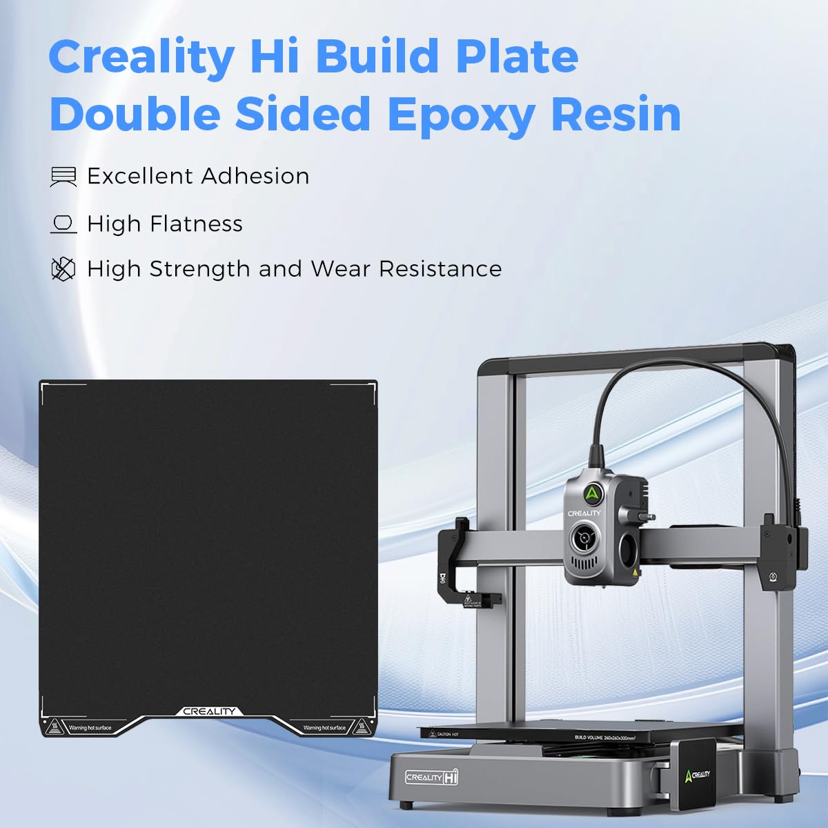 Creality Hi Epoxy Resin Build  - đánh giá và giá 3D Printing House Machine