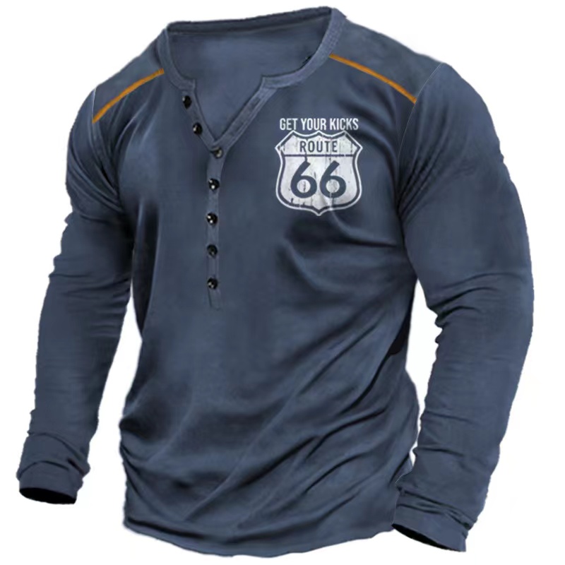 Vintage Men's T Shirt Long Sle - đánh giá và giá 3D Printing Usa
