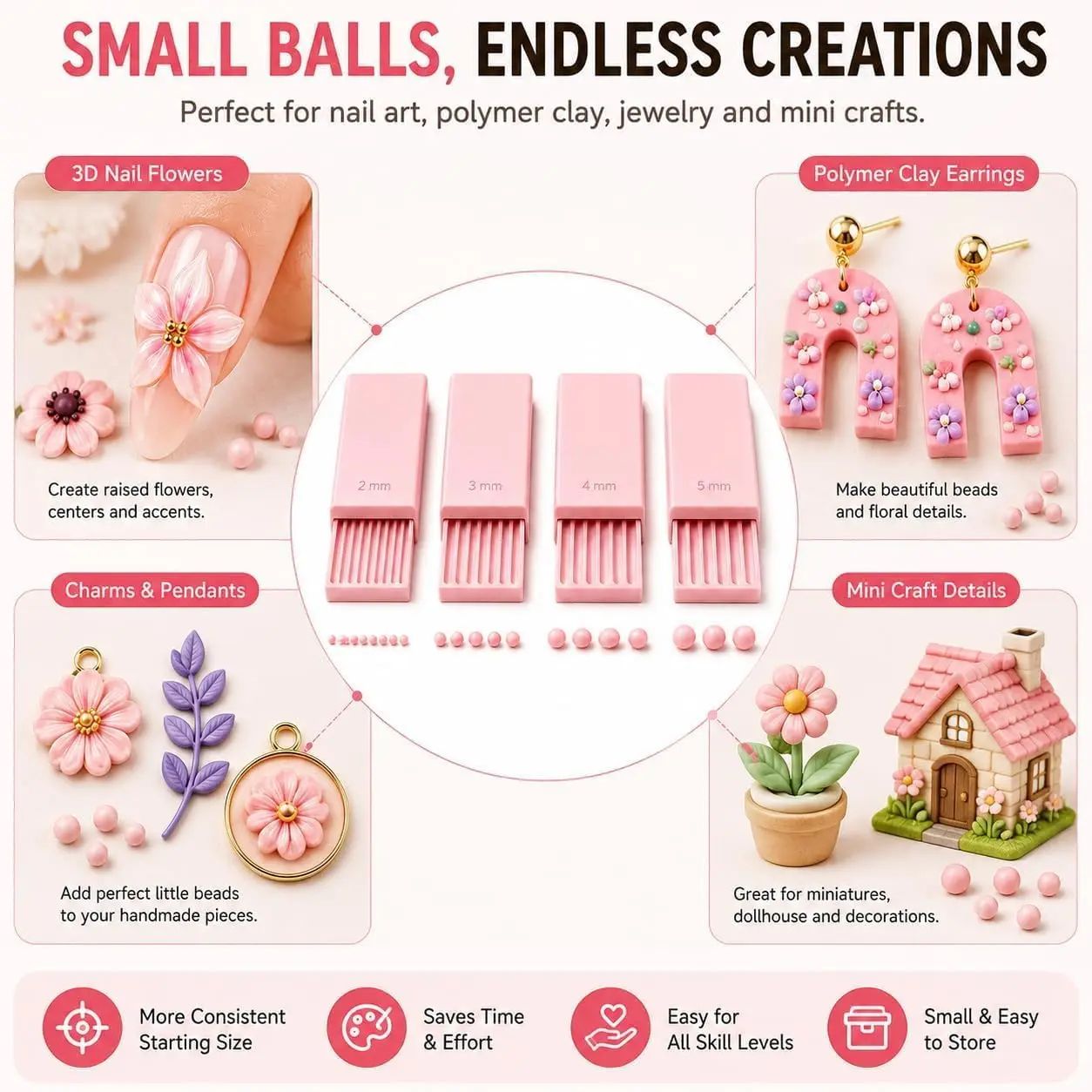 4PCS 3D Print Clay Gel Ball Ma - đánh giá và giá 3D Printing Nails