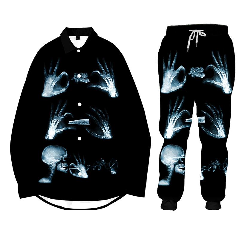 Hoodie pant Hip Hop Women/men  - đánh giá và giá 3D Printing X Ray