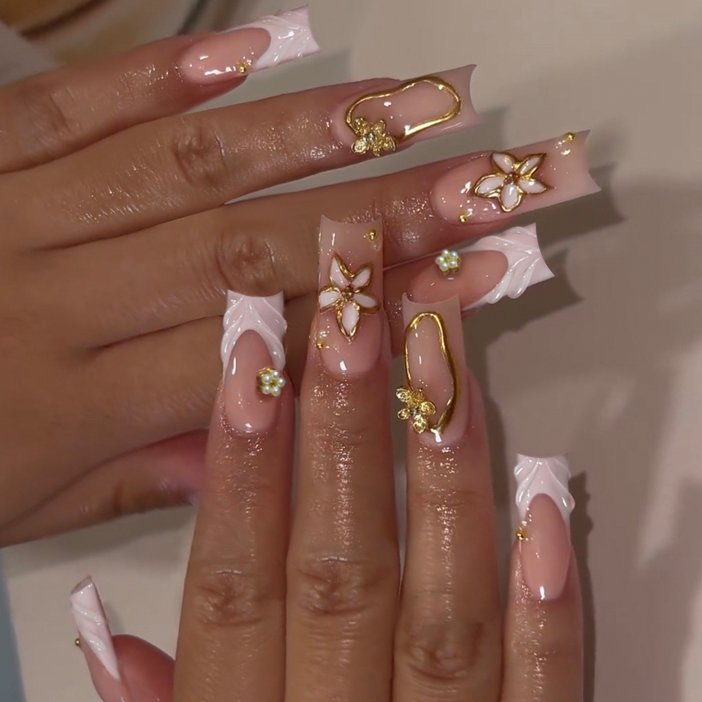 10Pcs/Set Handmade Medium-size - đánh giá và giá 3D Printing Nails