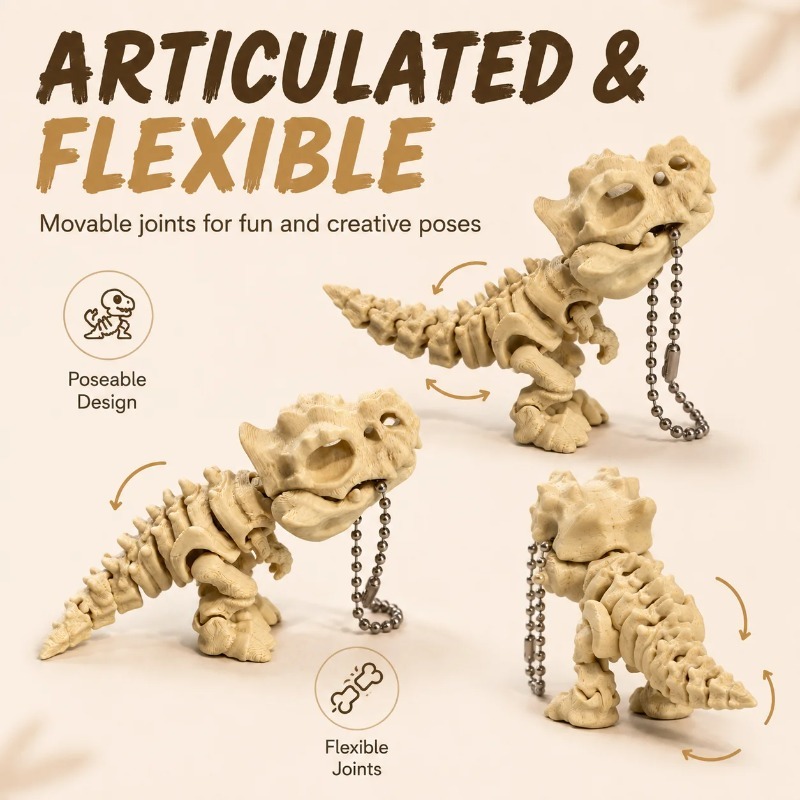 New 3D Printed Tyrannosaurus R - đánh giá và giá 3D Printing Joints