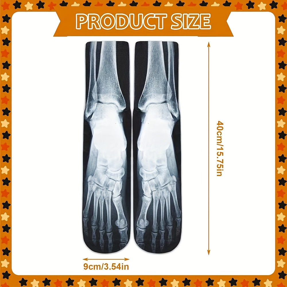 3D Skeleton X-Ray Crew Socks M - đánh giá và giá 3D Printing X Ray