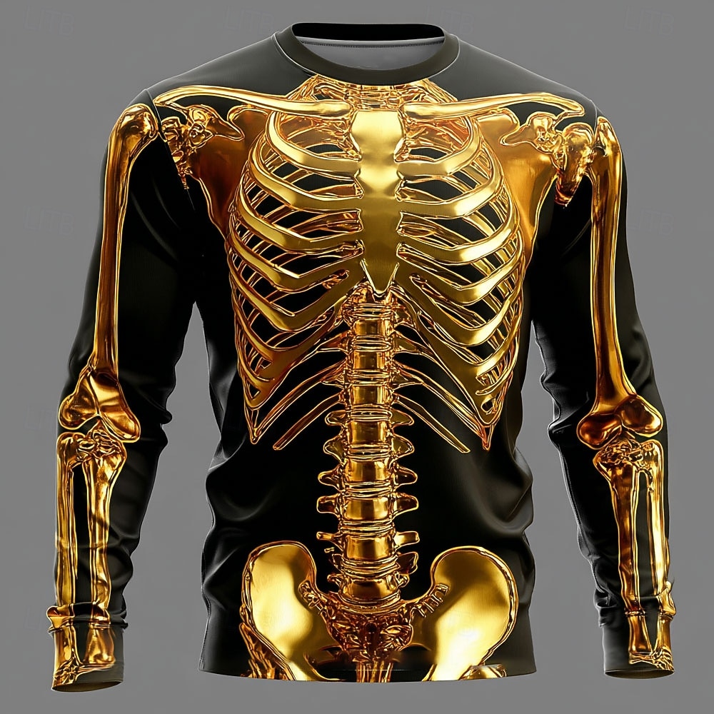 Men 3D X-Ray Skeleton Print Lo - đánh giá và giá 3D Printing X Ray