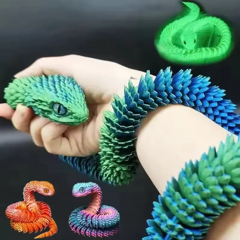3D Printed Snake Movable Joint - đánh giá và giá 3D Printing Joints