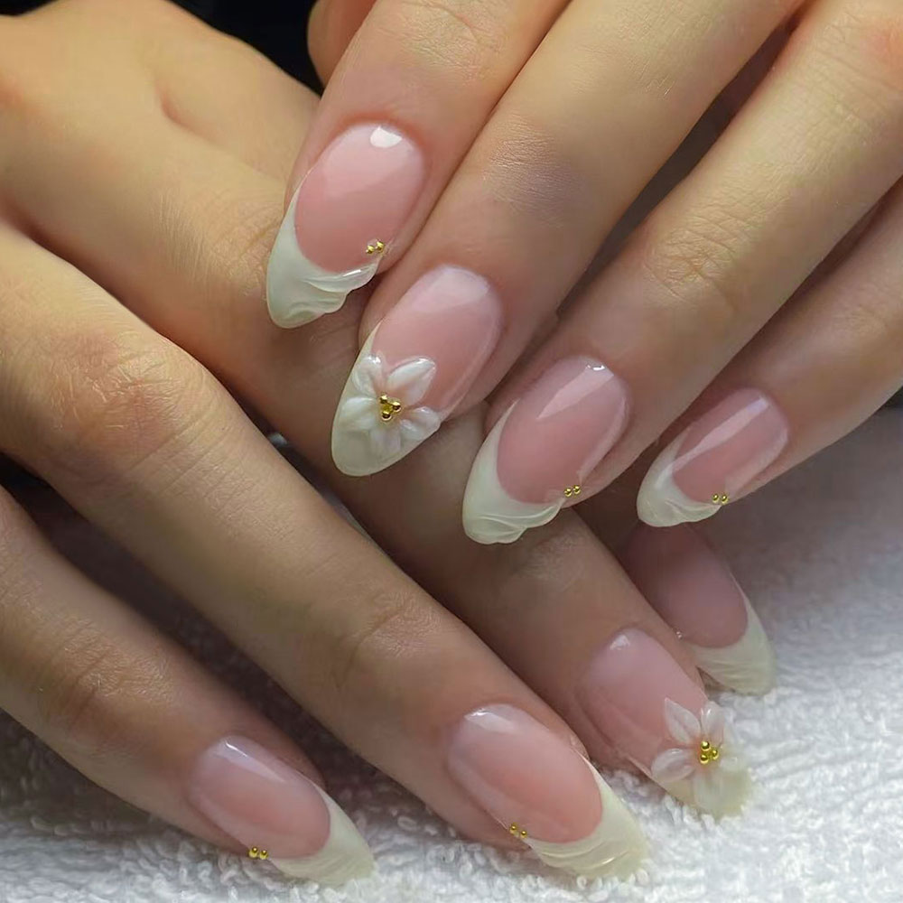 24pcs Almond 3d gel nails Whal - đánh giá và giá 3D Printing Nails