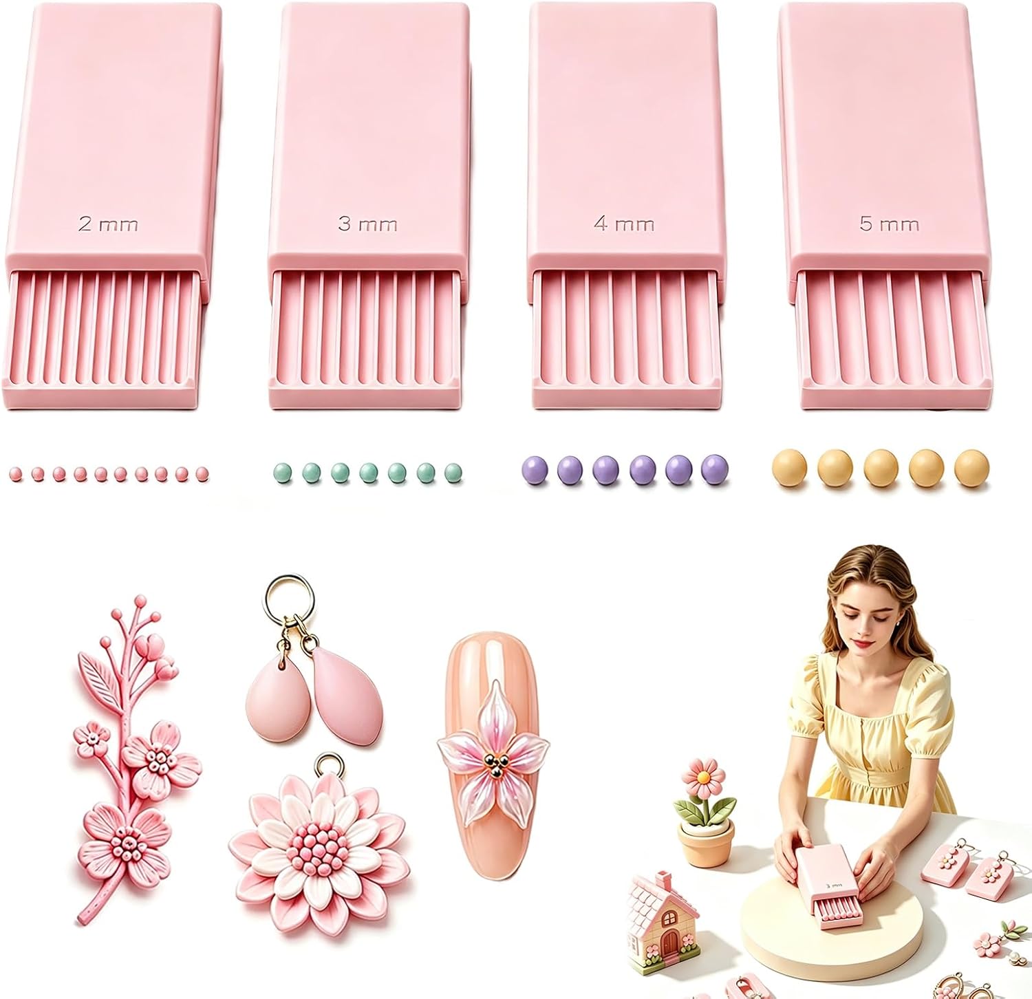 3D Print Clay Gel Ball Maker T - đánh giá và giá 3D Printing Nails