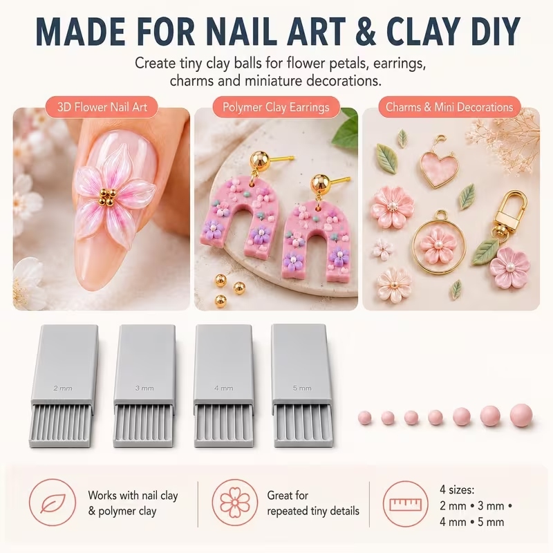 3D Print Clay Gel Ball Maker T - đánh giá và giá 3D Printing Nails