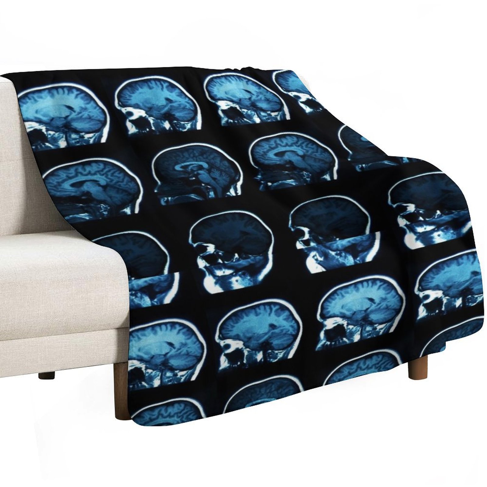 Brain MRI x-ray Throw Blanket  - đánh giá và giá 3D Printing X Ray