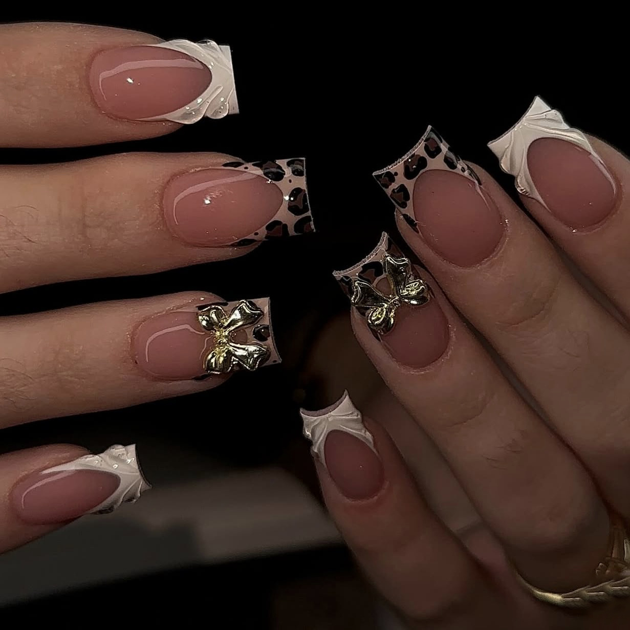 Short square fake nails for wo - đánh giá và giá 3D Printing Nails