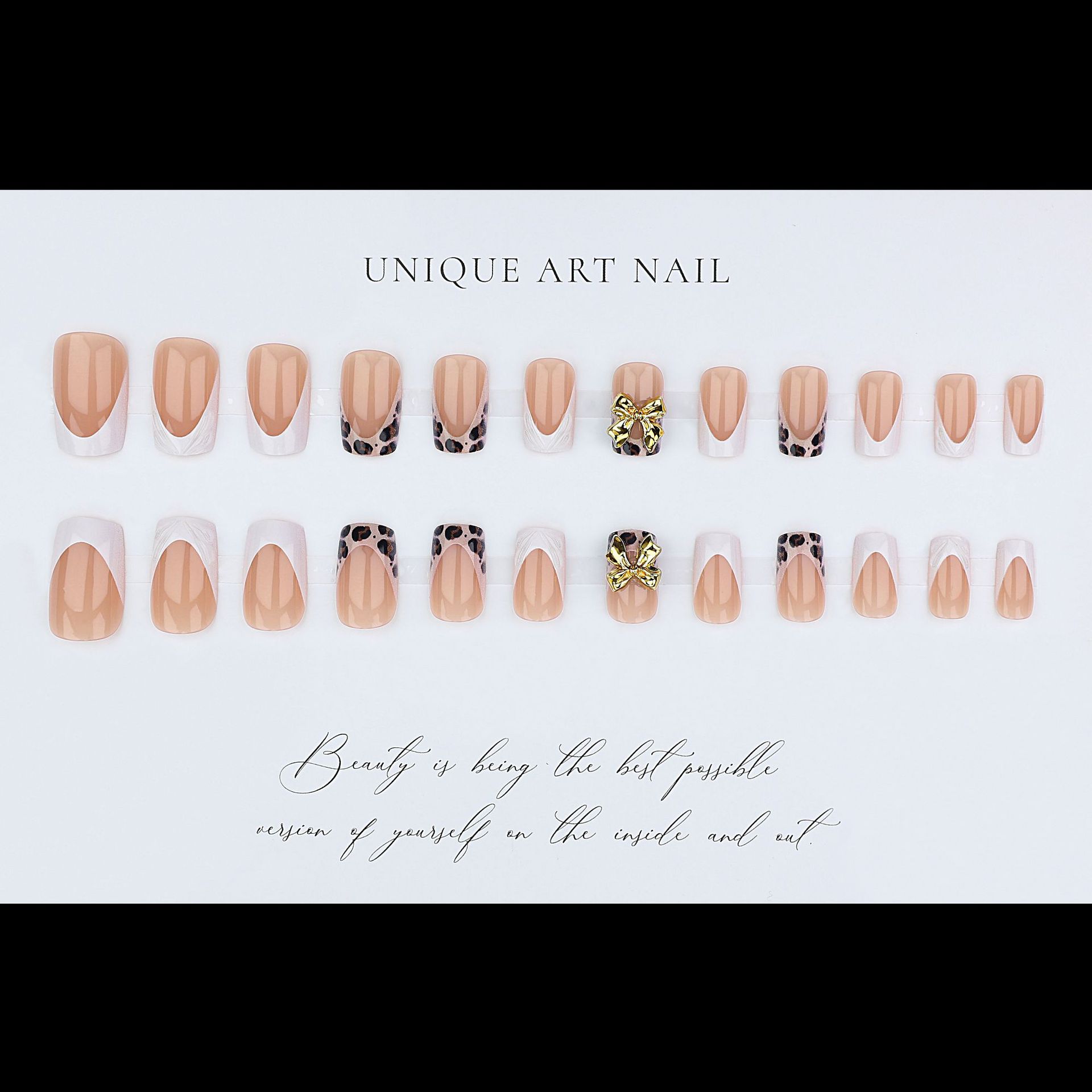 Short square fake nails for wo - đánh giá và giá 3D Printing Nails