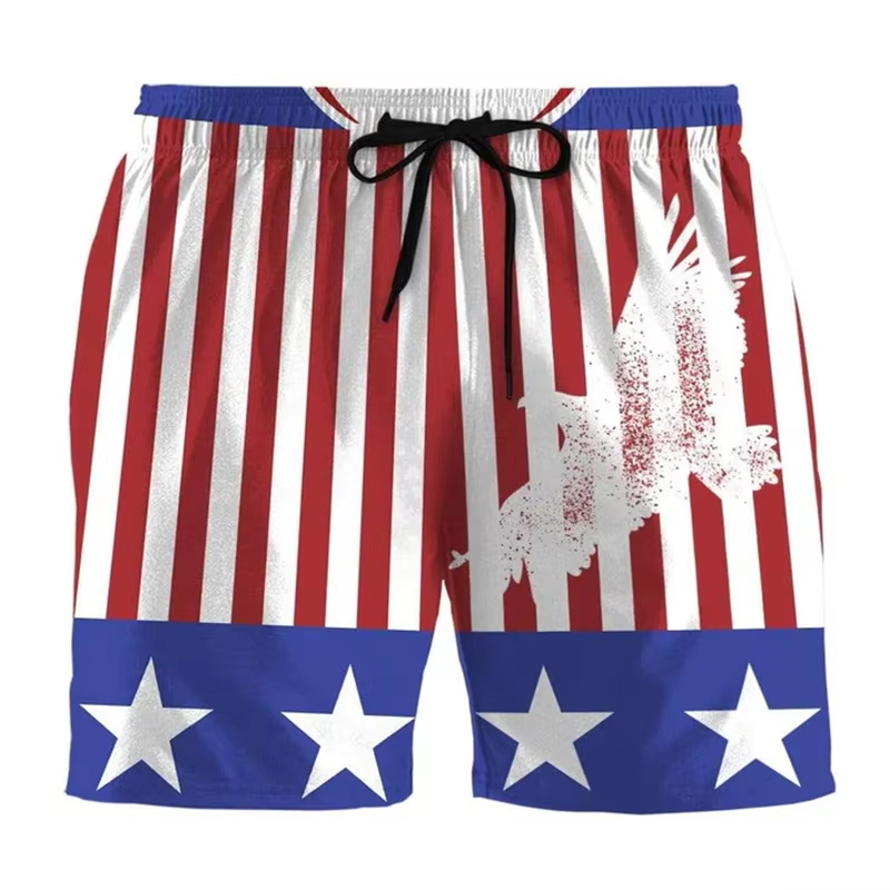 Men's Beach Shorts USA Flag 3d - đánh giá và giá 3D Printing Usa