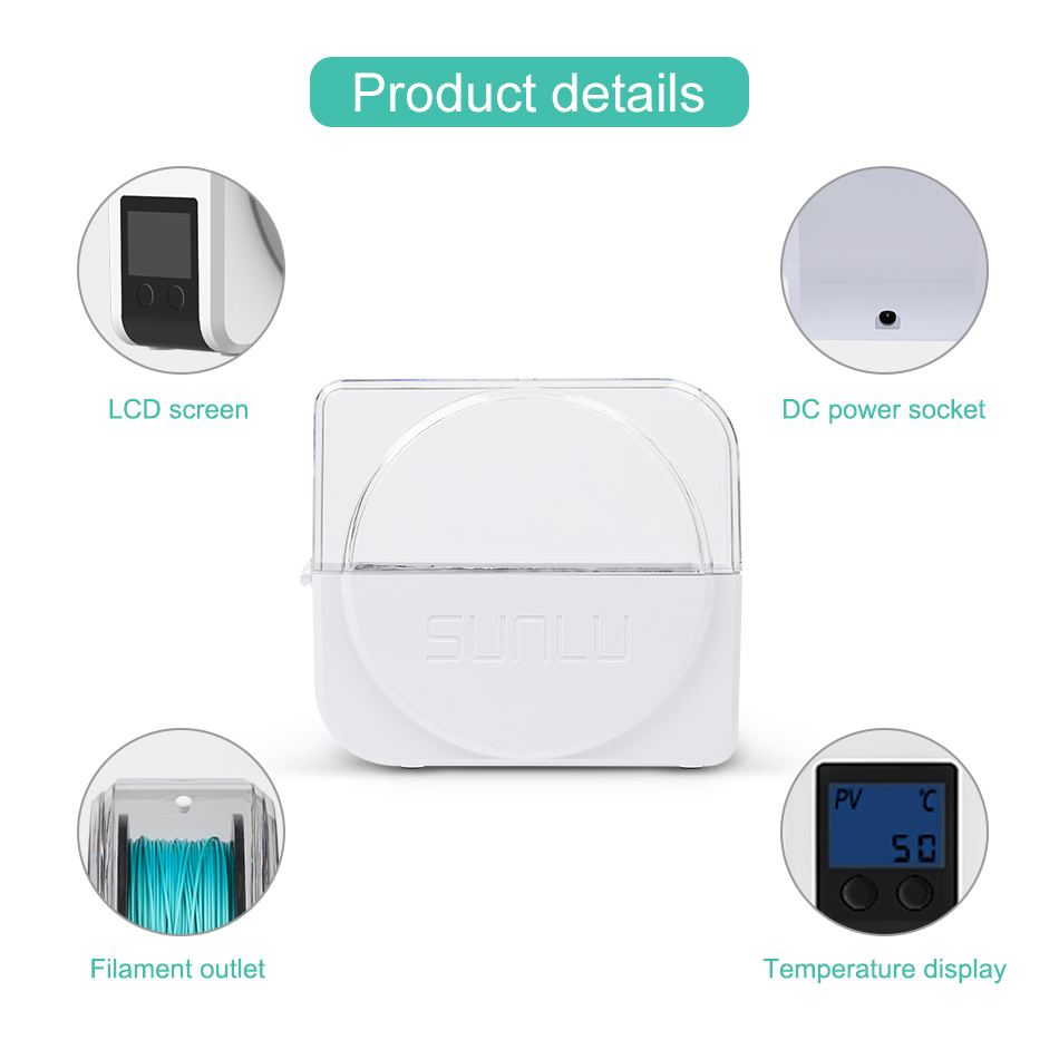 SUNLU 3D Dây Tóc Khô Hộp S1 PL - đánh giá và giá 3D Printing Fff