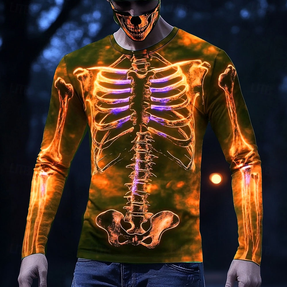Men Glowing X-Ray Skeleton 3D  - đánh giá và giá 3D Printing X Ray