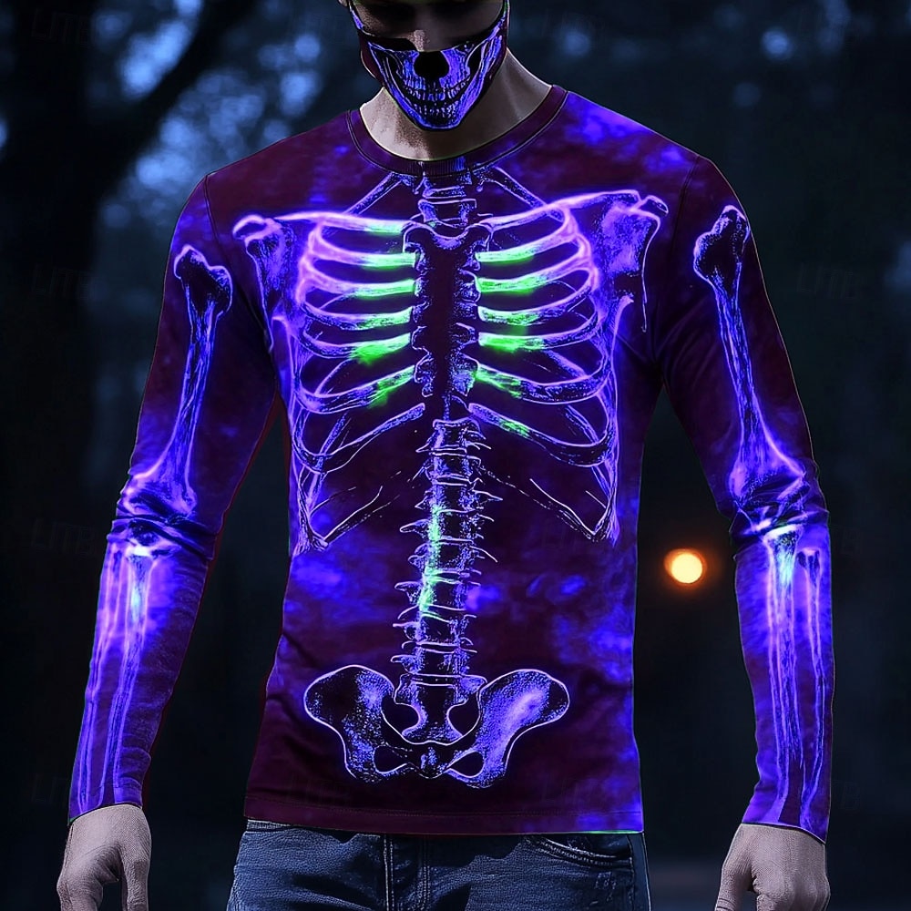 Men Glowing X-Ray Skeleton 3D  - đánh giá và giá 3D Printing X Ray