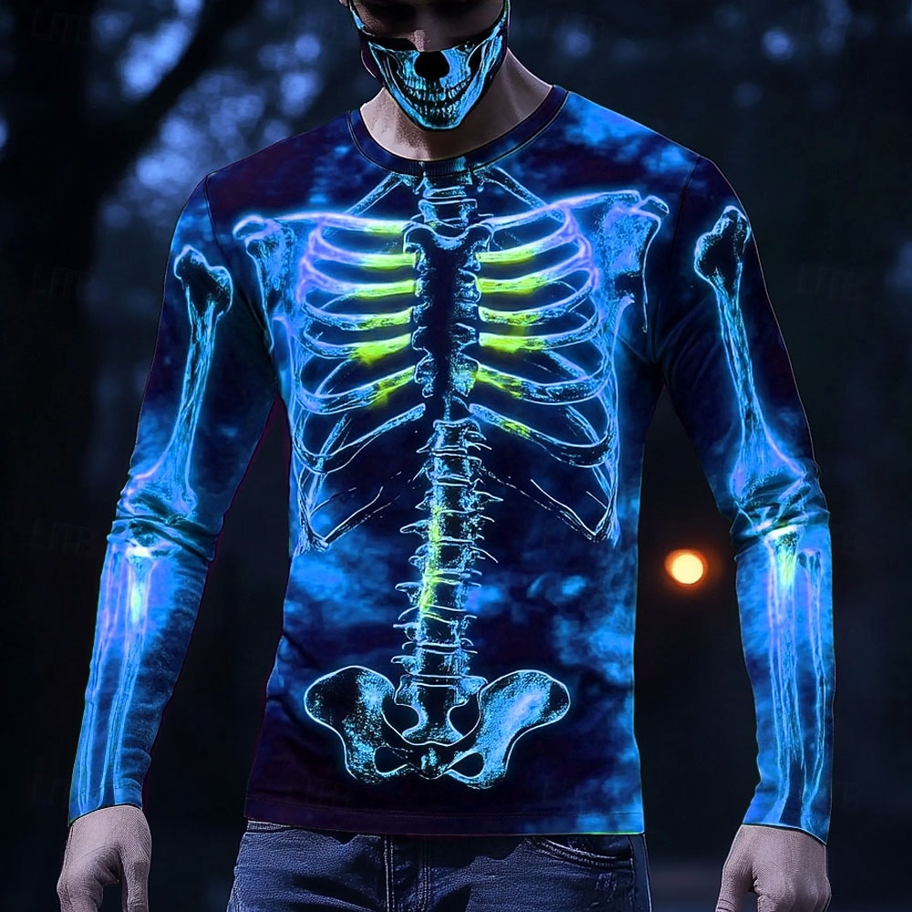 Men Glowing X-Ray Skeleton 3D  - đánh giá và giá 3D Printing X Ray