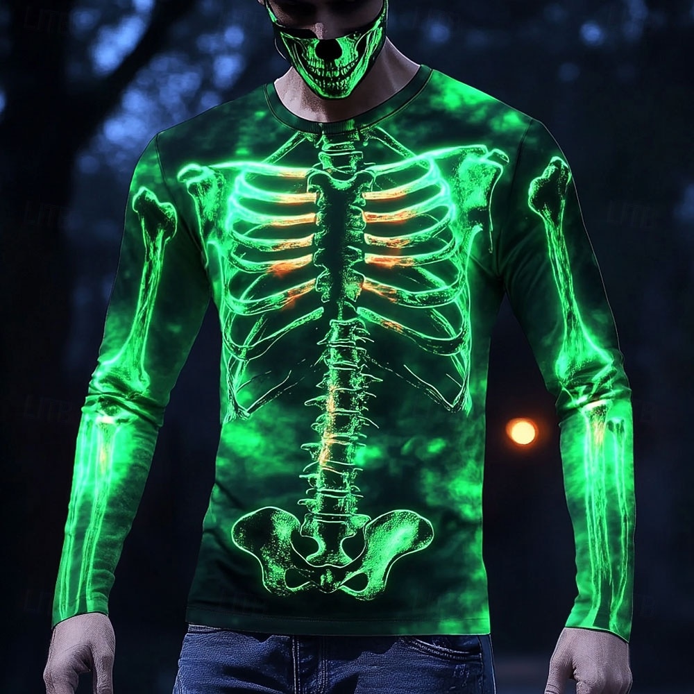 Men Glowing X-Ray Skeleton 3D  - đánh giá và giá 3D Printing X Ray